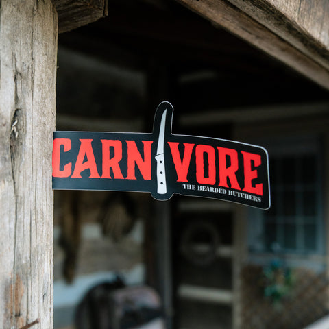 Carnivore Bumper Sticker 7.5"