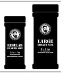Regular vs large Bearded Butcher shaker