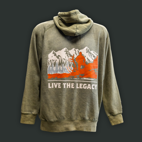 Live the Legacy Mountain Landscape Hooded Sweatshirts