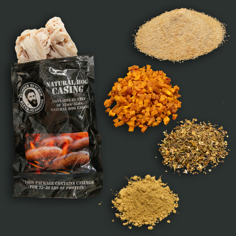 Mango Tango Bratwurst DIY Kit w/ Natural Hog Casings