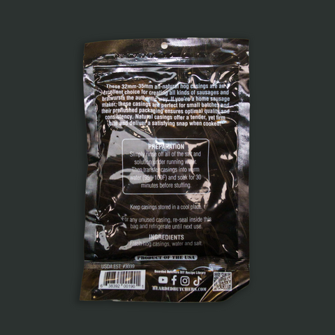 Mushroom and Swiss Bratwurst DIY Kit w/ Natural Hog Casings