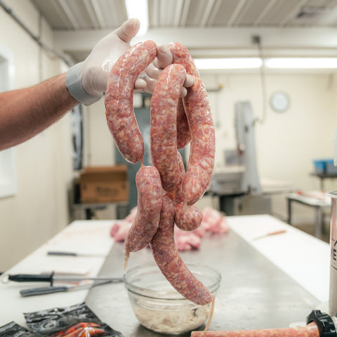 DELUXE Pizza Bratwurst DIY Kit w/ Natural Hog Casings