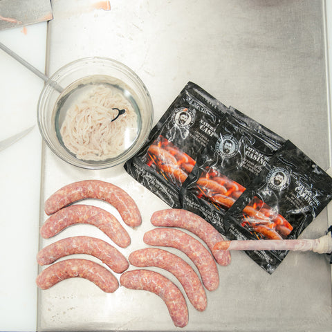 Hickory BBQ Bratwurst DIY Kit w/ Natural Hog Casings