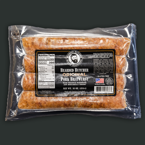 Bearded Butcher Pork Bratwurst 12 Pack