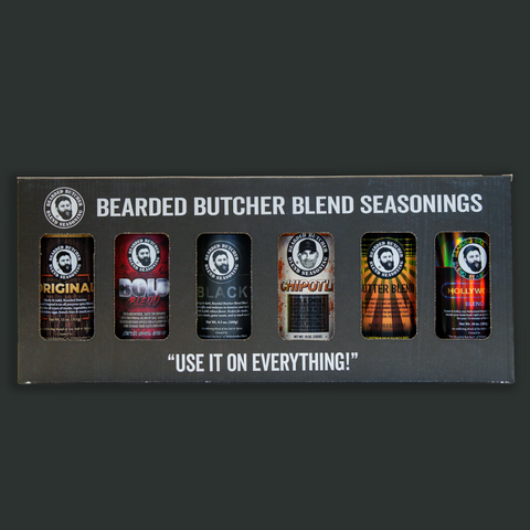 6 Pack of Large Seasoning Shakers – The Bearded Butchers 6 Pack of Large Seasoning Shakers – The Bearded Butchers