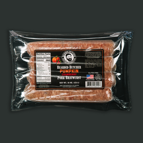 Bearded Butcher Pork Bratwurst 12 Pack