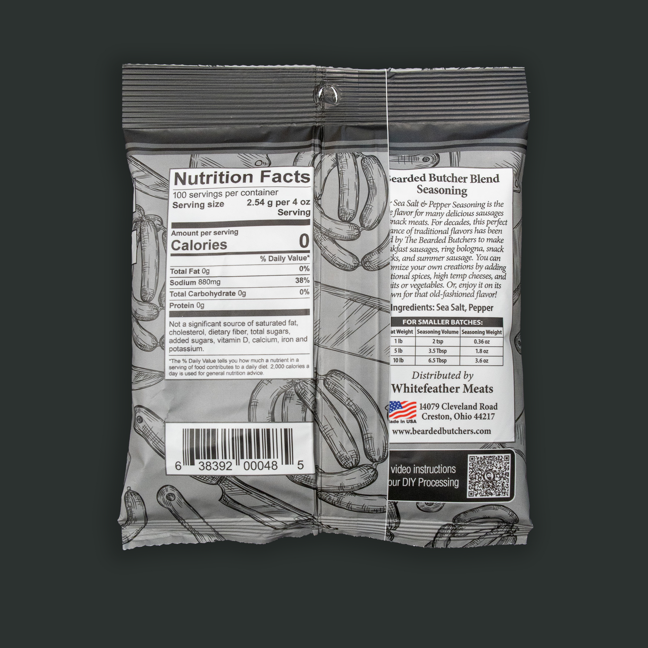 Sea Salt & Pepper Base Seasoning – The Bearded Butchers