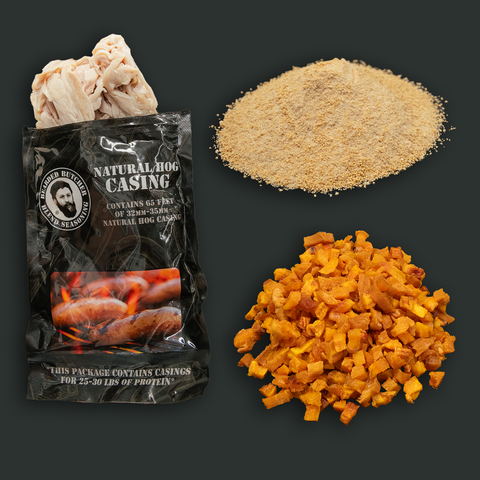 Southern Peach Bratwurst DIY Kit w/ Natural Hog Casings