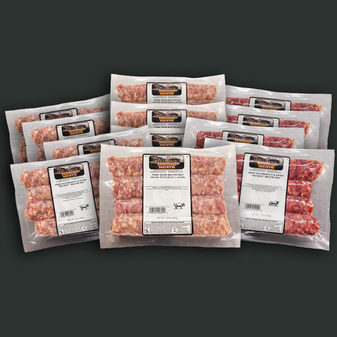 St. Paddy's Day Beef and Pork Bratwurst 12 Pack