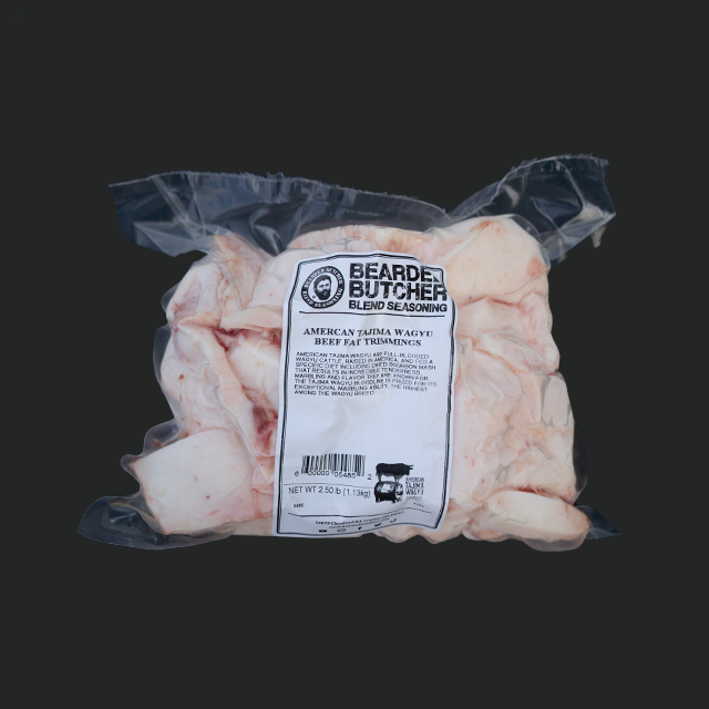 American Tajima Wagyu Beef Fat Trimmings 2.5 The Bearded Butchers
