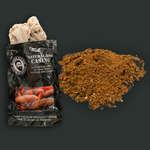 Tomato Basil Bratwurst DIY Kit w/ Natural Hog Casings