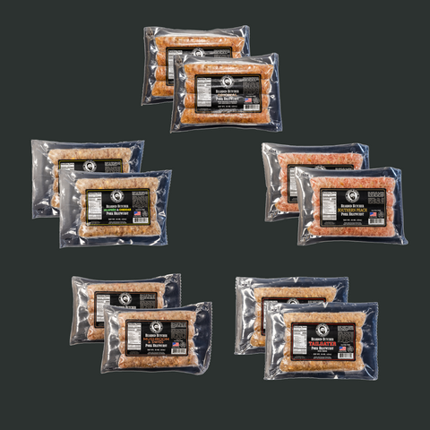 Bearded Butcher Pork Bratwurst Variety 10 Pack - $60 SPECIAL