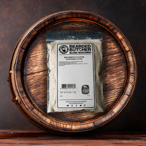 Bourbon Powder Packet on Barrel