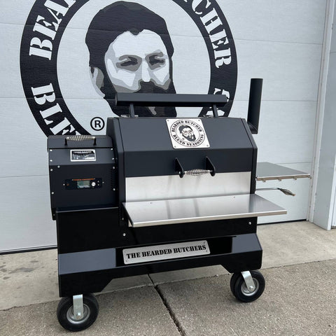 The Bearded Butchers CUSTOM Yoder Smoker YS640S Competition Pellet Grill