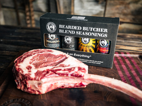 4 Pack of Bearded Butcher Blend Seasoning Shakers by Tomahawk Steak