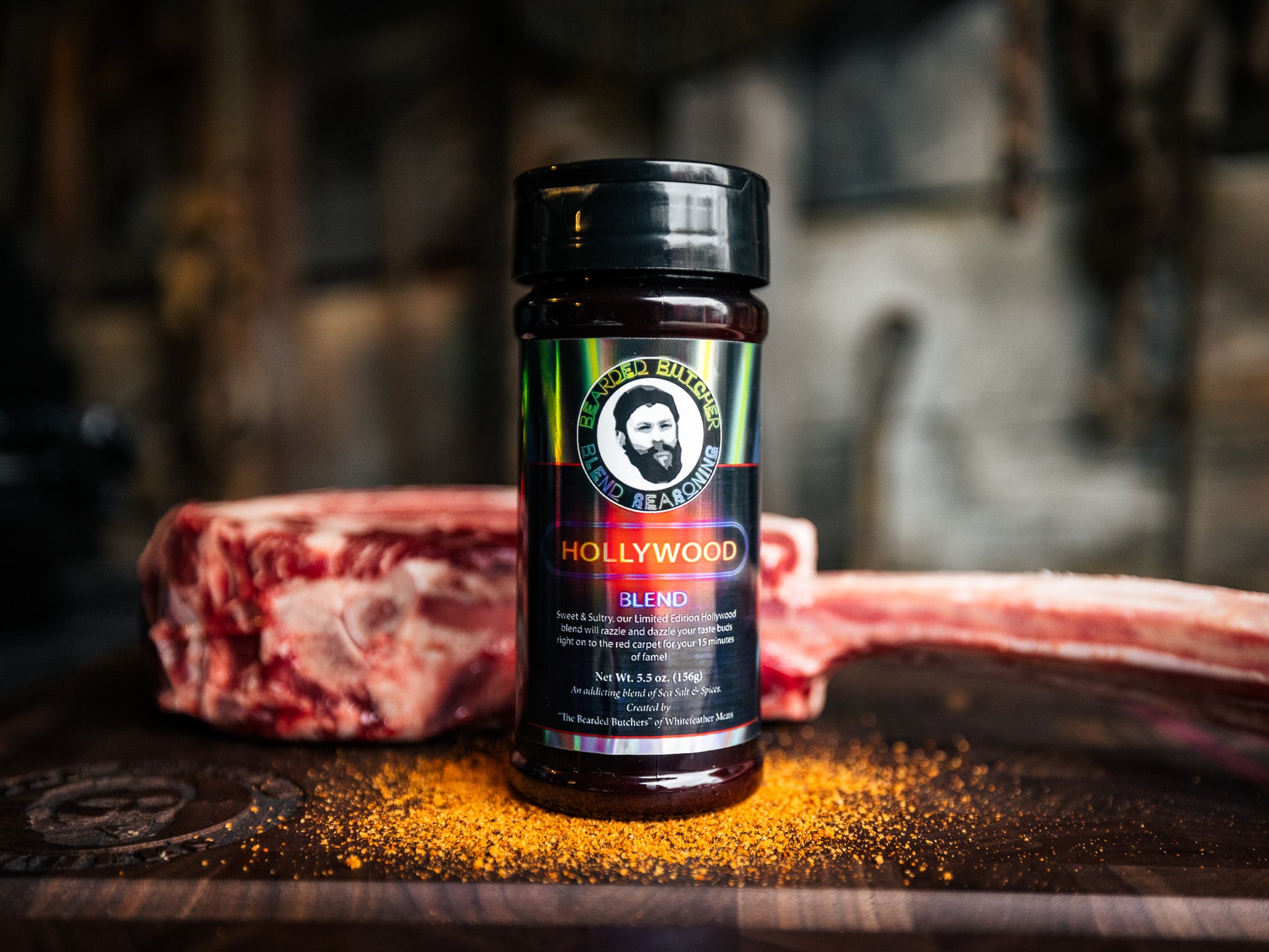 Bearded Butcher Blend Seasoning Hollywood Blend Shaker – The Bearded ...