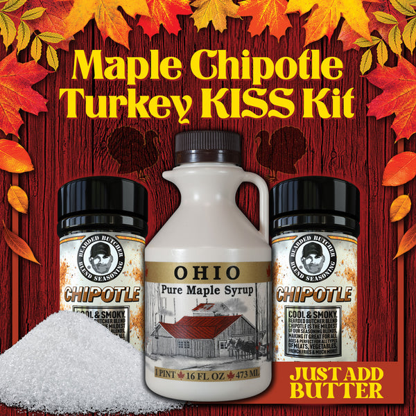 Bearded Butcher Maple Chipotle Turkey KISS DIY Kit – The Bearded