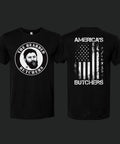 The Bearded Butchers Black Flag Logo T-Shirts