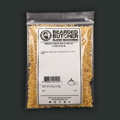 Bearded Butchers Dried Minced Garlic 2oz Pack
