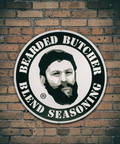 Bearded Butcher Blend Seasoning Metal Sign