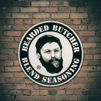 Bearded Butcher Blend Seasoning Metal Sign