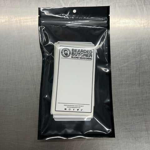 50 Pack of Bearded Butcher Blank Labels – The Bearded Butchers