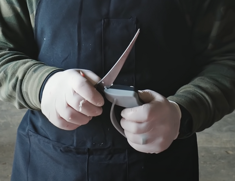 Firm Grip Handheld Sharpener Black